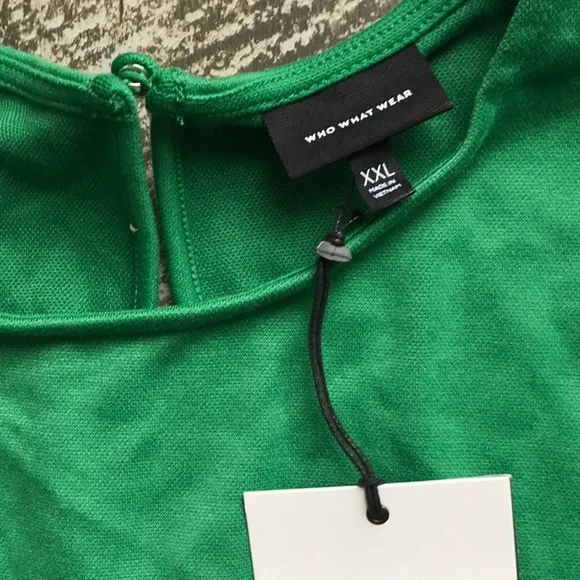 Who what wear kelly green dress - Picture 3 of 5